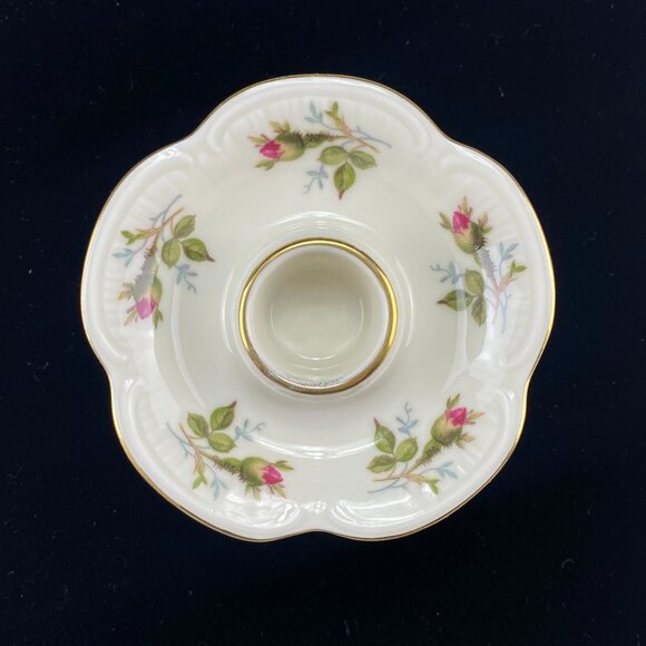 Vintage Rosenthal Moss Rose Classic Rose Germany Candlestick - Picture 1 of 9